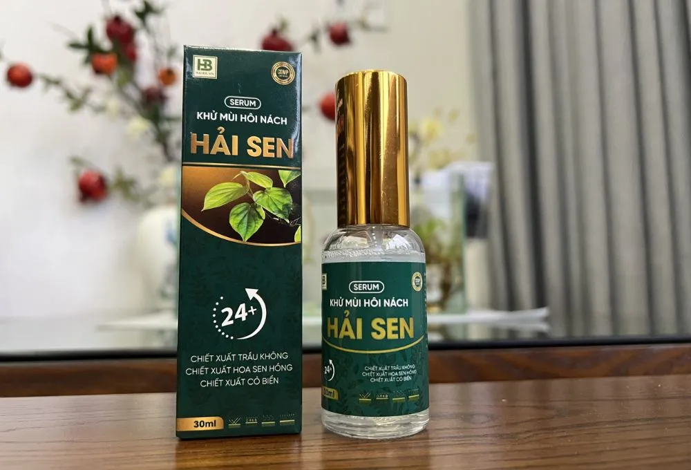 Các sản phẩm mang thương hiệu Hải Sen và Hải Bé được quảng cáo trên mạng xã hội