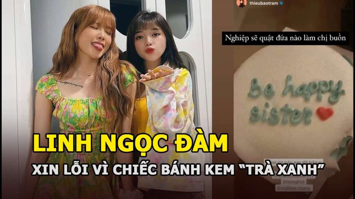 Linh Ngọc Đàm, Xoài Non xin lỗi vì chiếc bánh kem “trà xanh” từng gây ra  scandal hủy hoại Hải Tú